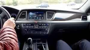 Hyundai Genesis 3.0 V6 GDI , 249 л.с., 8АТ  2016 : Тест драйв (в городской черте)