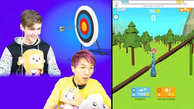 Can We Go NOOB vs PRO vs HACKER In FLYING ARROW?! (MAX LEVEL ARROW EVOLUTION!) смотреть онлайн