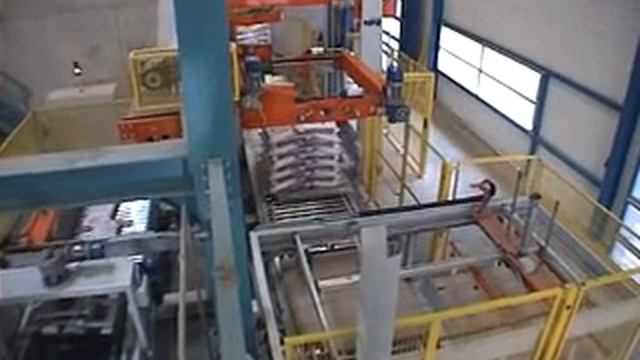 PAGLIERANI Автоматическая линия фасовки 25 - 50 кг + паллетизатор. смотреть онлайн