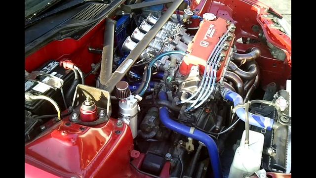 Kaiba Tuning Civic D16Z6 w/OBX ITB and Bisimoto race header. смотреть онлайн