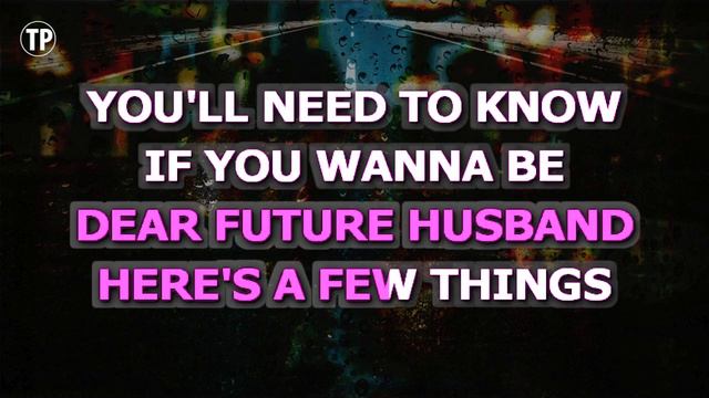 Dear Future Husband (Karaoke) - Meghan Trainor смотреть онлайн