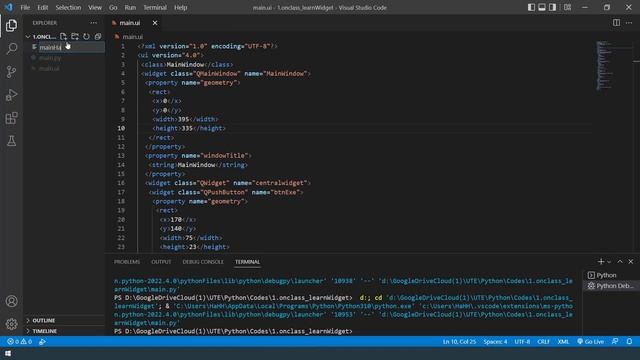 [PyQT5_03] Label, Button, EditText (Ui2Py) смотреть онлайн