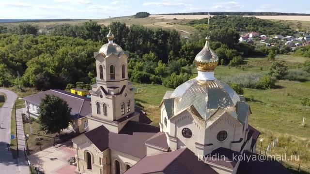 Храм в с Колтуновка Белгородской обл. с высоты птичьего полета 2020 смотреть онлайн