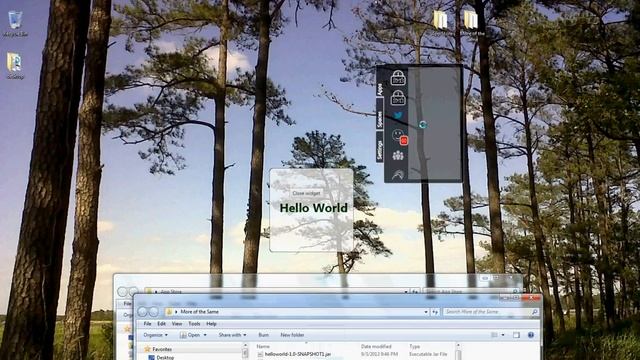 JavaFX 8 widget framework eWidgetFX (TrayFX) new workspaces support. смотреть онлайн