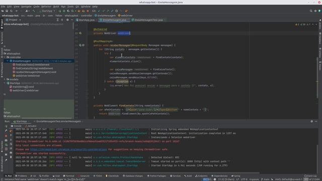 Como criar um bot do whatsapp com Java смотреть онлайн
