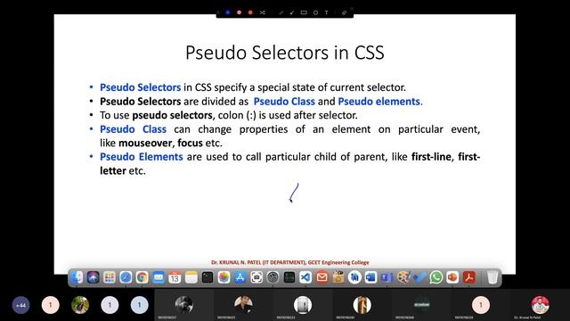 Full Stack Web Development -Lecture16- CSS Tutorial - Different Types of Selectors смотреть онлайн