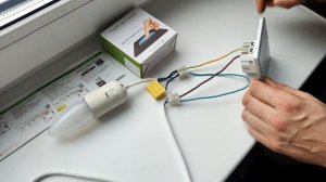 Подключение нерабочего китайского выключателя с конденсатором