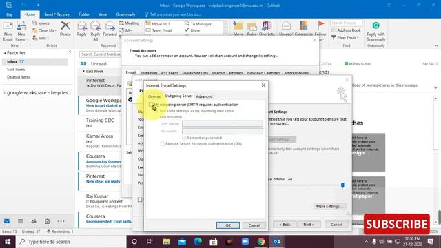 How To Add Multiple Email Accounts in Microsoft Outlook 2016 using IMAP смотреть онлайн