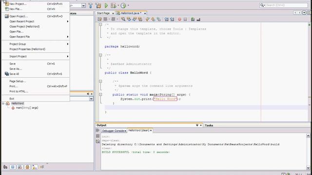 NetBeans- How to bulid simple java application using netbeans ide смотреть онлайн