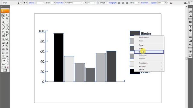 Creating a Graph within Adobe Illustrator смотреть онлайн