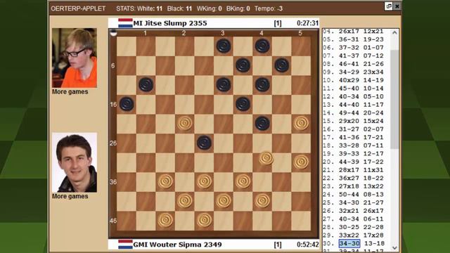 Sipma - Slump. World Draughts Championship 2021