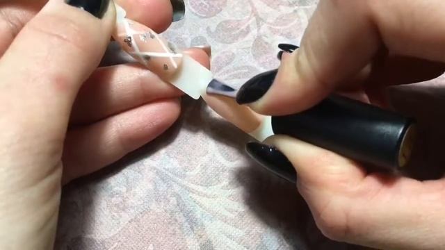 Маникюр «Геометрия и Поталь». Гель-лак. Рисование на ногтях смотреть онлайн