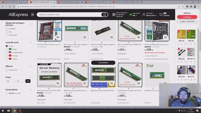 KIT XEON (MB + PROC + 16GB RAM + Cooler) R$ 840,00 LIVRE DE TAXAS смотреть онлайн