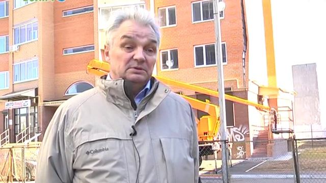 Работы  по восстановлению облицовочной кладки на доме Васильковского 1 начались