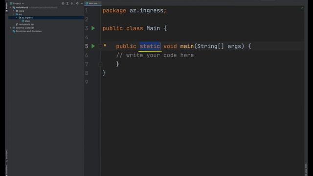 3. Javada ilk program - Hello World смотреть онлайн