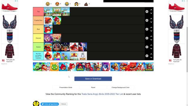 Tier List Cu Toate Jocurile Angry Birds!!Ce Jocuri Mi-au Placut Cel Mai Mult?? смотреть онлайн