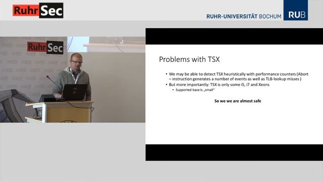 RuhrSec 2017: "Using Microarchitectural Design to Break KASLR and More", Anders Fogh смотреть онлайн