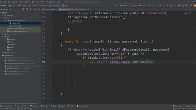 Android-Kotlin con FireBase, fácil y rápido desde Cero.( para principiantes). Parte 4 Autenticación смотреть онлайн