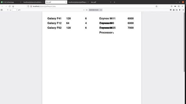 Generate Report in PDF format using PHP смотреть онлайн