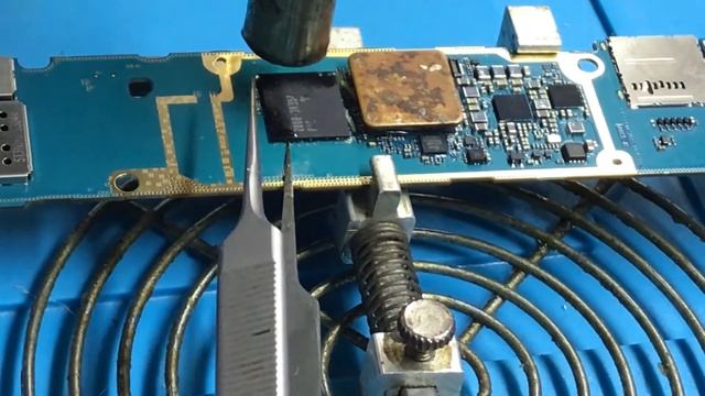 Samsung T310 Замена Флеш-памяти "Emmc repair". смотреть онлайн