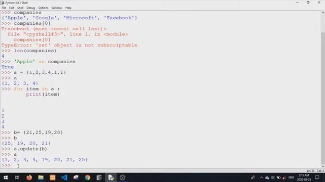 09 - Python Collections - Introduction To Sets | Nepali Python Tutorial Series смотреть онлайн