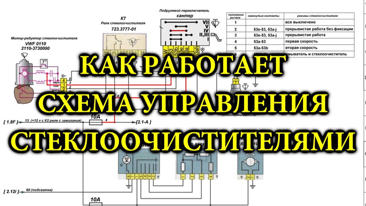 Как работает схема управления дворниками на УАЗ Патриот 2012 года? Ремонт, разбор схемы. смотреть онлайн