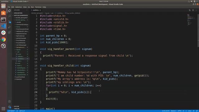 CSC450 4/21/21 More on the fork system call and variable sharing.... смотреть онлайн