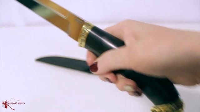 Казачий пластунский нож из стали 95X18 («Атака», Россия) смотреть онлайн