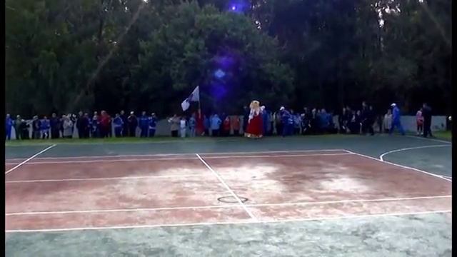 2011 год 15 сентября. Открытие футбольного и волейбольного полей. смотреть онлайн