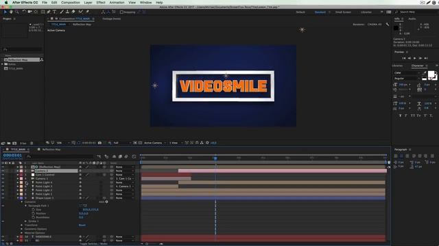 After Effects. Стильная 3D заставка (Михаил Бычков, VideoSmile) смотреть онлайн