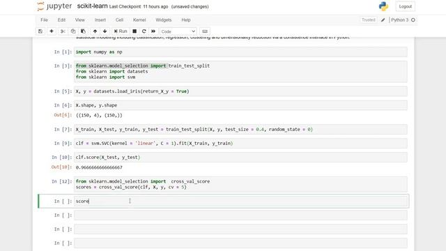 Scikit Learn - Model selection and evaluation Part 05 смотреть онлайн