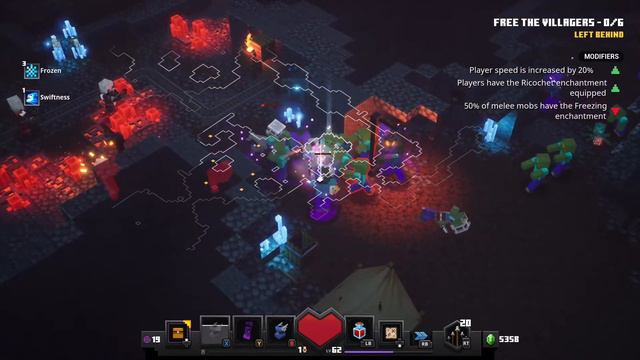 Minecraft Dungeons: Daily Trial 3 Redstone Mines Complete Walkthrough! смотреть онлайн