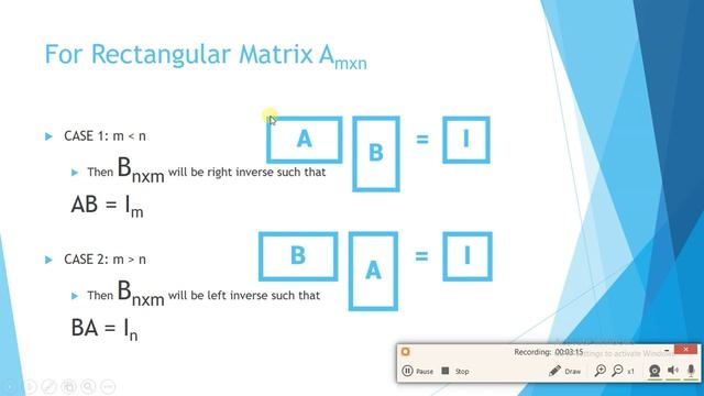 Inverse of Rectangular Matrix смотреть онлайн
