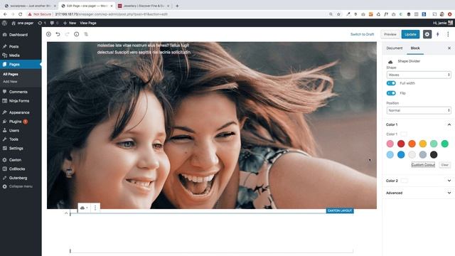 How to build a one page website with gutenberg and the new WordPress Block Editor смотреть онлайн