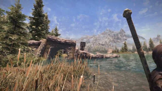 Modded Skyrim 2021 4K: A Simple Stroll. ABL ENB смотреть онлайн