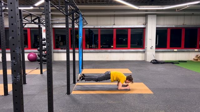 Динамичная планка на петлях TRX или кольцах смотреть онлайн