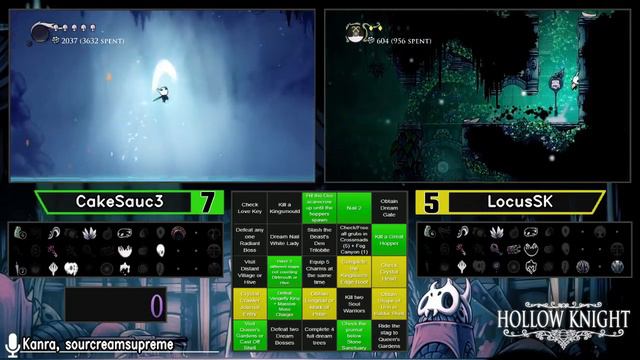CakeSauc3 vs LocusSK. Hollow Knight Lockout Bingo Tournament 2020 смотреть онлайн