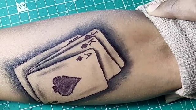Tattoo Making Ideas || DIY tattoo at home || Temporary Tattoo ideas #tattooart смотреть онлайн