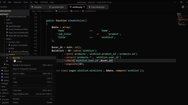 Laravel 10 Ecommerce Project | #23 Wishlist - Count of Wishlist Product- List of Wishlist & Sub Men смотреть онлайн