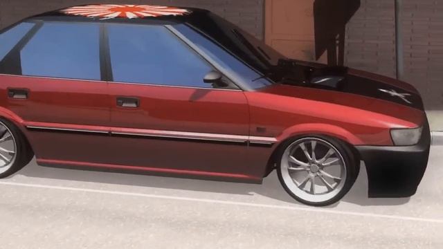 Toyota Corolla AE92 Liftback In 3ds Max