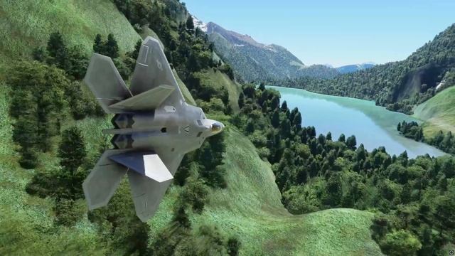 The Thrust Vectoring F-22 RAPTOR in Microsoft Flight Simulator... смотреть онлайн