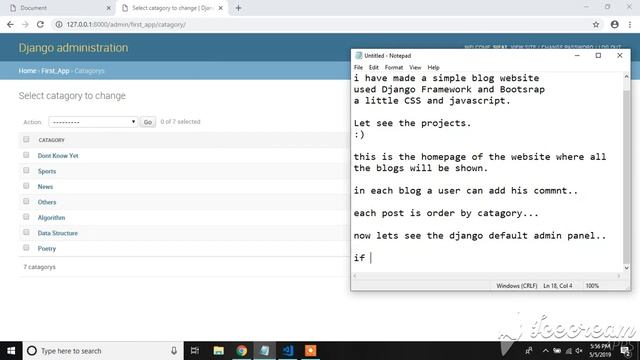 Simple Blog Website Using Django Framework смотреть онлайн