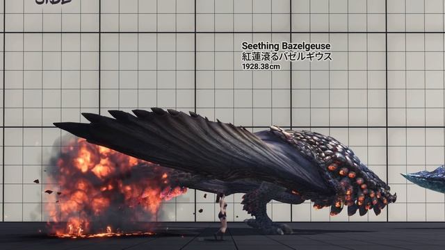 Monster Hunter World: All Monsters Size Comparison