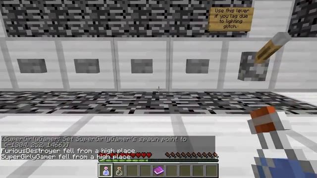 Minecraft: BLOCK LAND! - LIBRARY DROPPER - Custom Map [1] смотреть онлайн