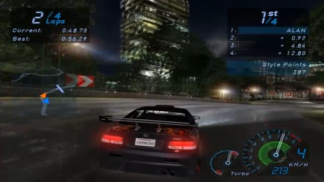 Need For Speed: Underground - Race #81 - Round And Round And Round We Go (Circuit) смотреть онлайн