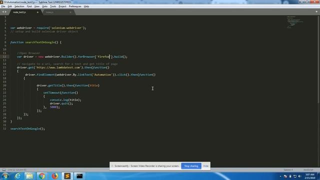 Automation Testing With Selenium and Node.JS смотреть онлайн