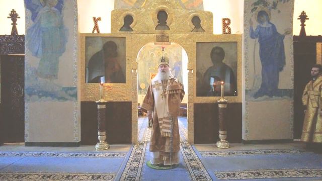 Проповедь митрополита Каширского Феогноста в монастыре Марфо-Мариинская обитель милосердия 02.02.22 смотреть онлайн