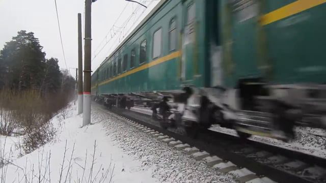 Электровоз ЧС7-045 перегон Суходрев-Тихонова Пустынь смотреть онлайн