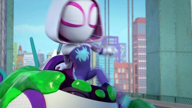 Spin Rushes In | Marvel's Spidey and his Amazing Friends | @disneyjunior смотреть онлайн