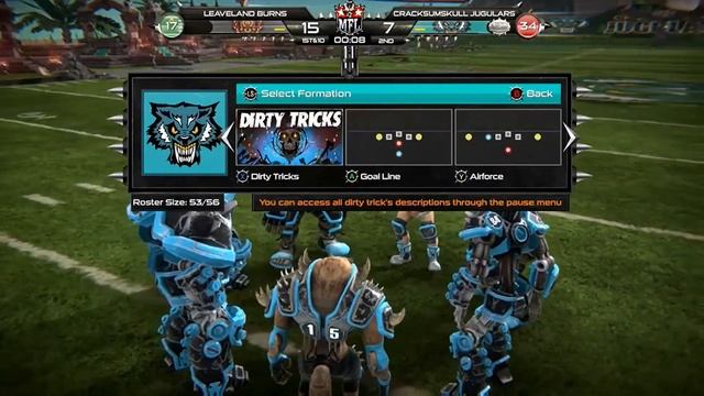 Mutant Football League ( Dynasty Edition ) - Cracksumskull Jugulars Gameplay смотреть онлайн